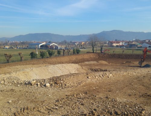 Start of the works for the Trissino detention basin (Italy)