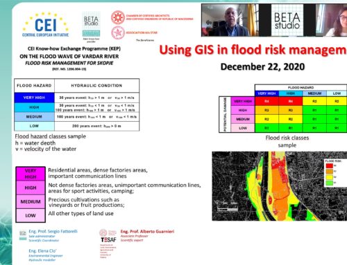 Flood risk management for Skopje, North Macedonia