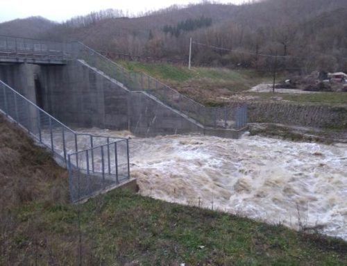 Floods defense works in center Italy: start in action